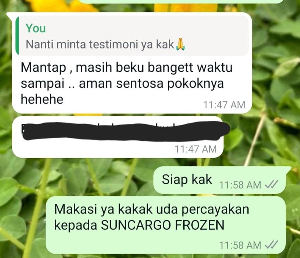 Foto testimoni pelanggan 1