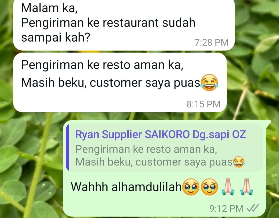 Foto testimoni pelanggan 2